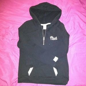 VS PINK quarter zip hoodie